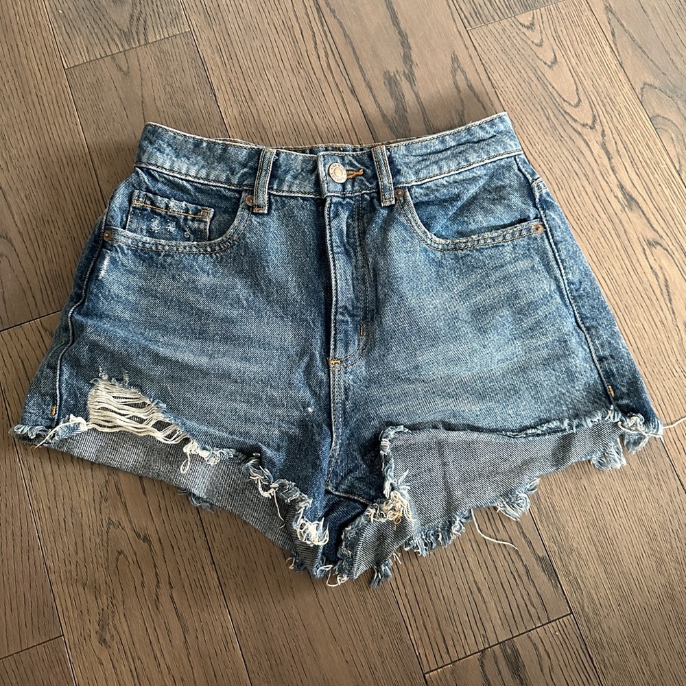 Garage denim shorts